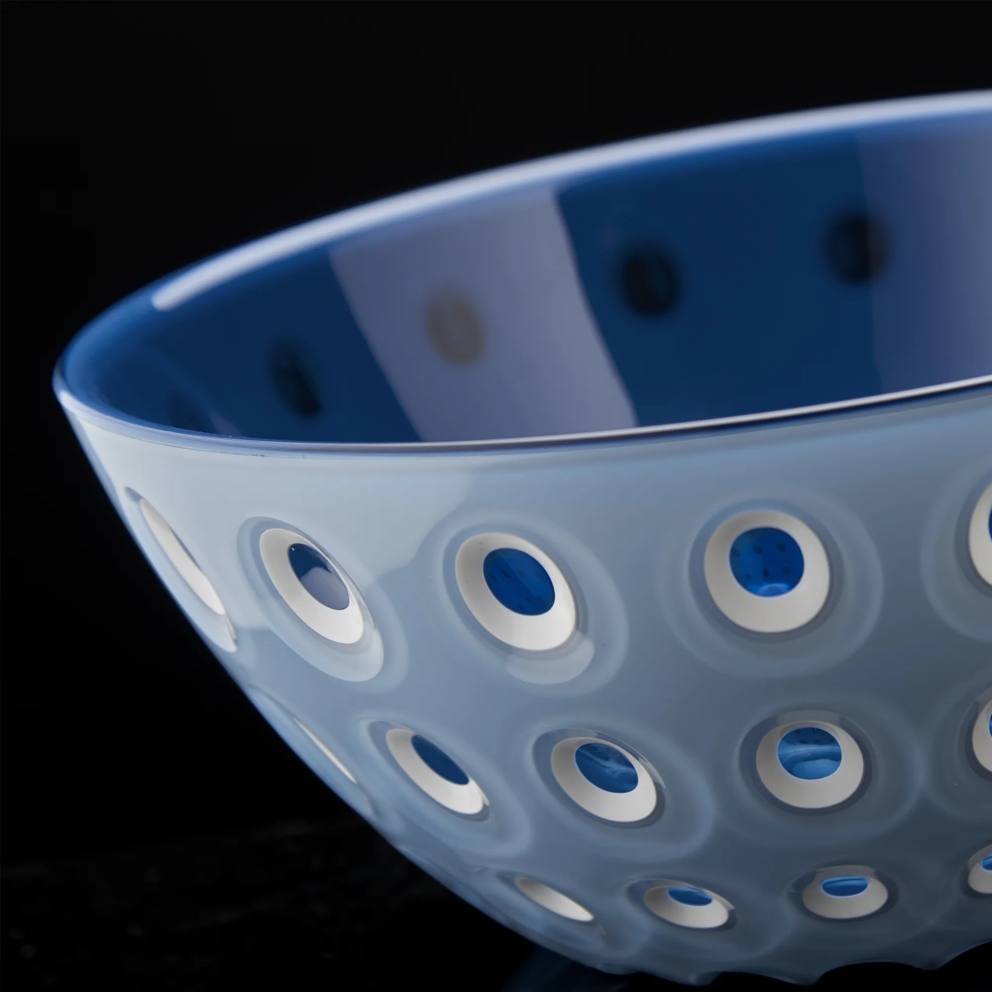 BOWL "LE MURRINE" Light blue/White/Blue - Image 7