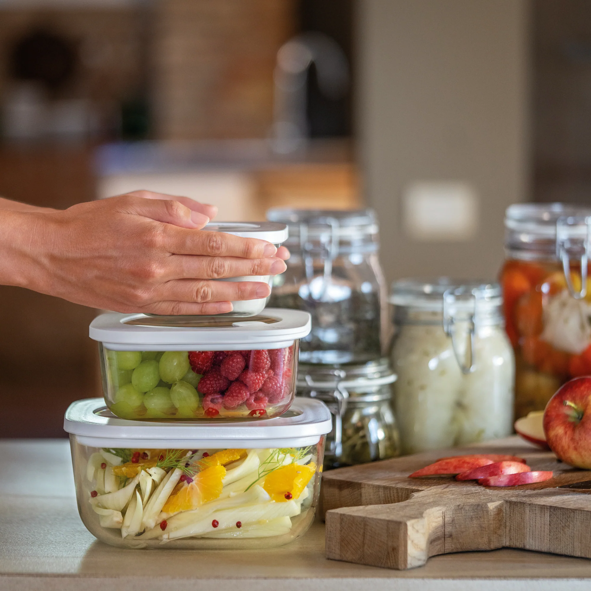 LEAK-PROOF GLASS CONTAINER 'STORE&MORE GLASS' "FOOD STORAGE" - Image 29