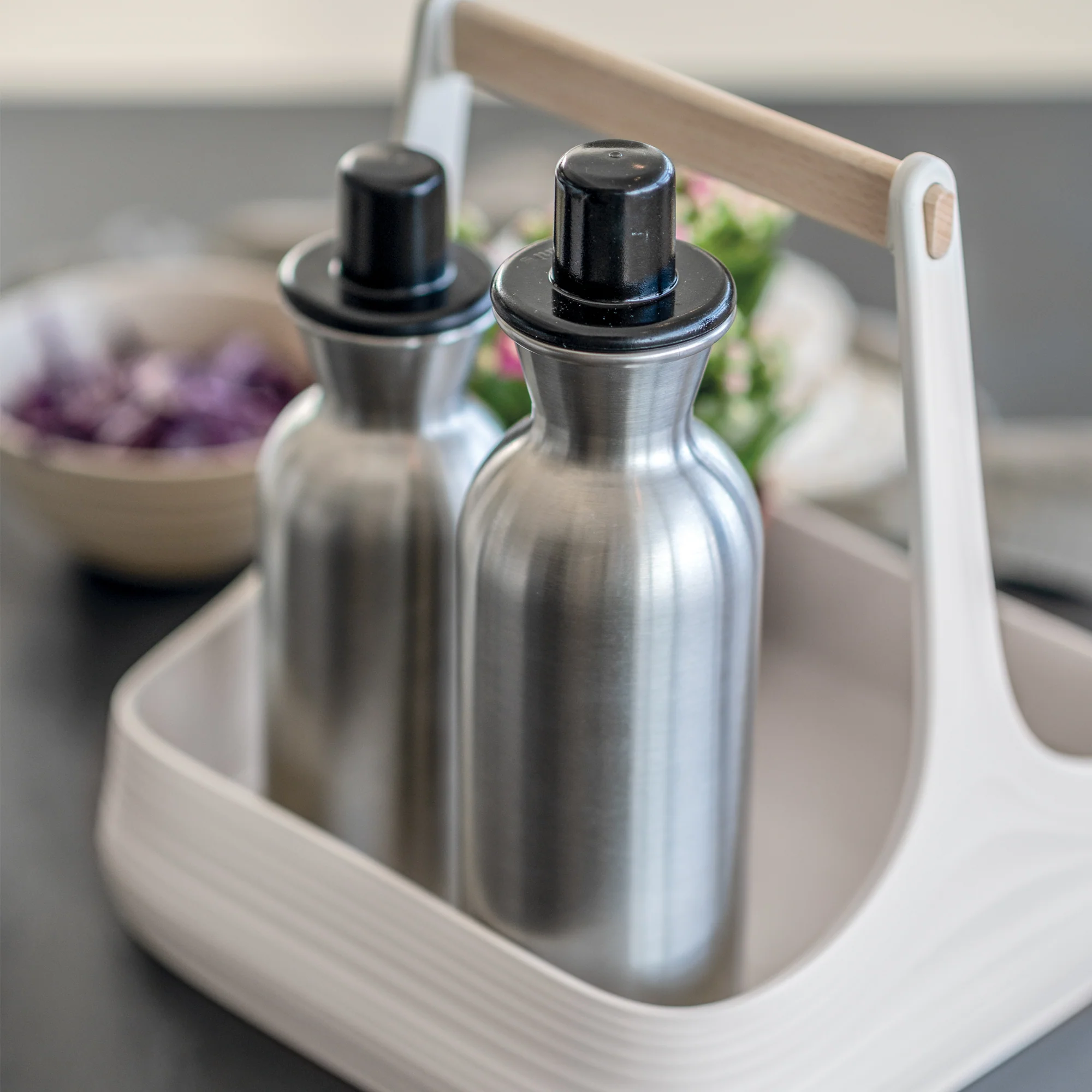 OIL/VINEGAR BOTTLE 'PERFECT DRESSING STEEL EDITION' "PREPARATION" - Image 11