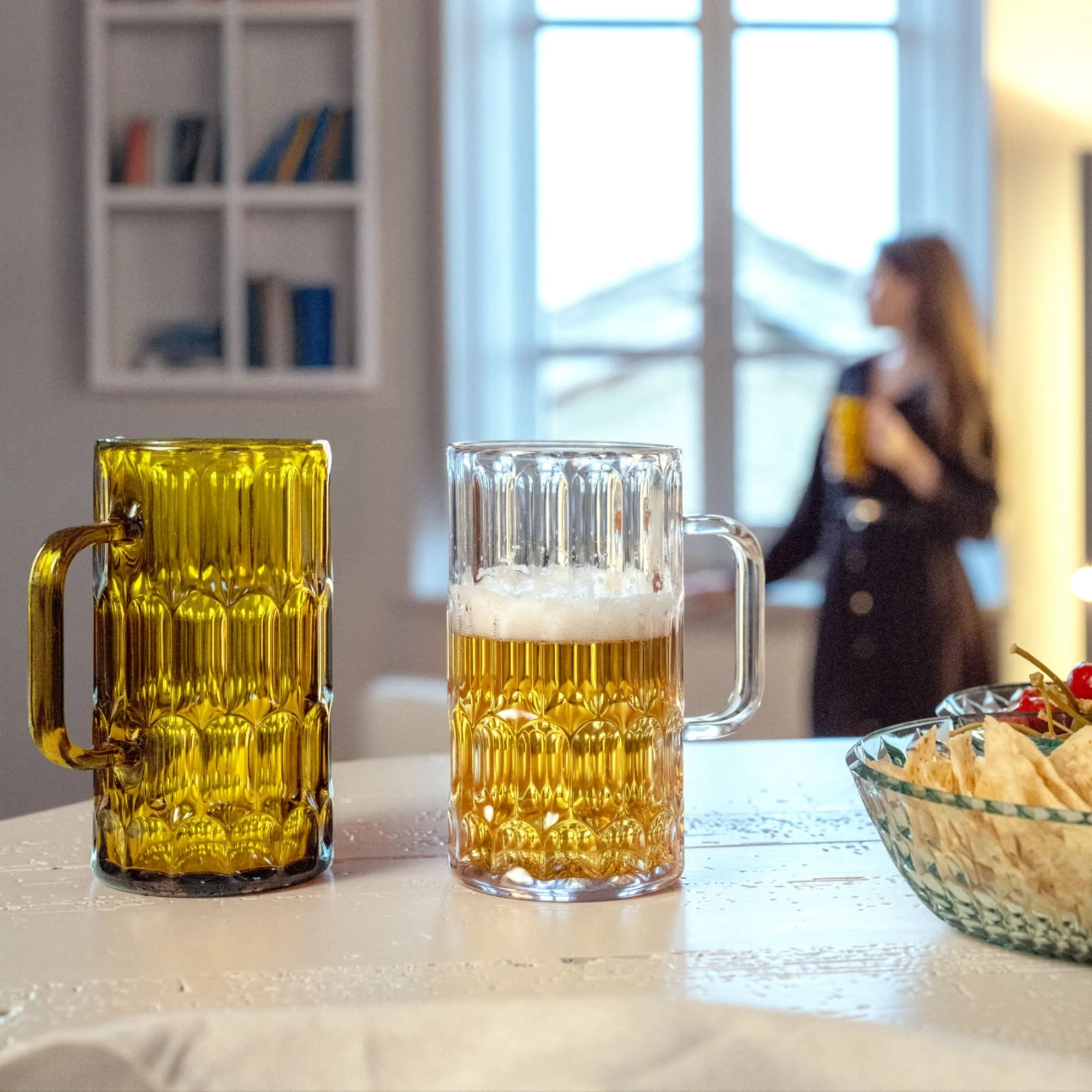 SET OF 4 BEER TUMBLERS "VANITY" - Image 6