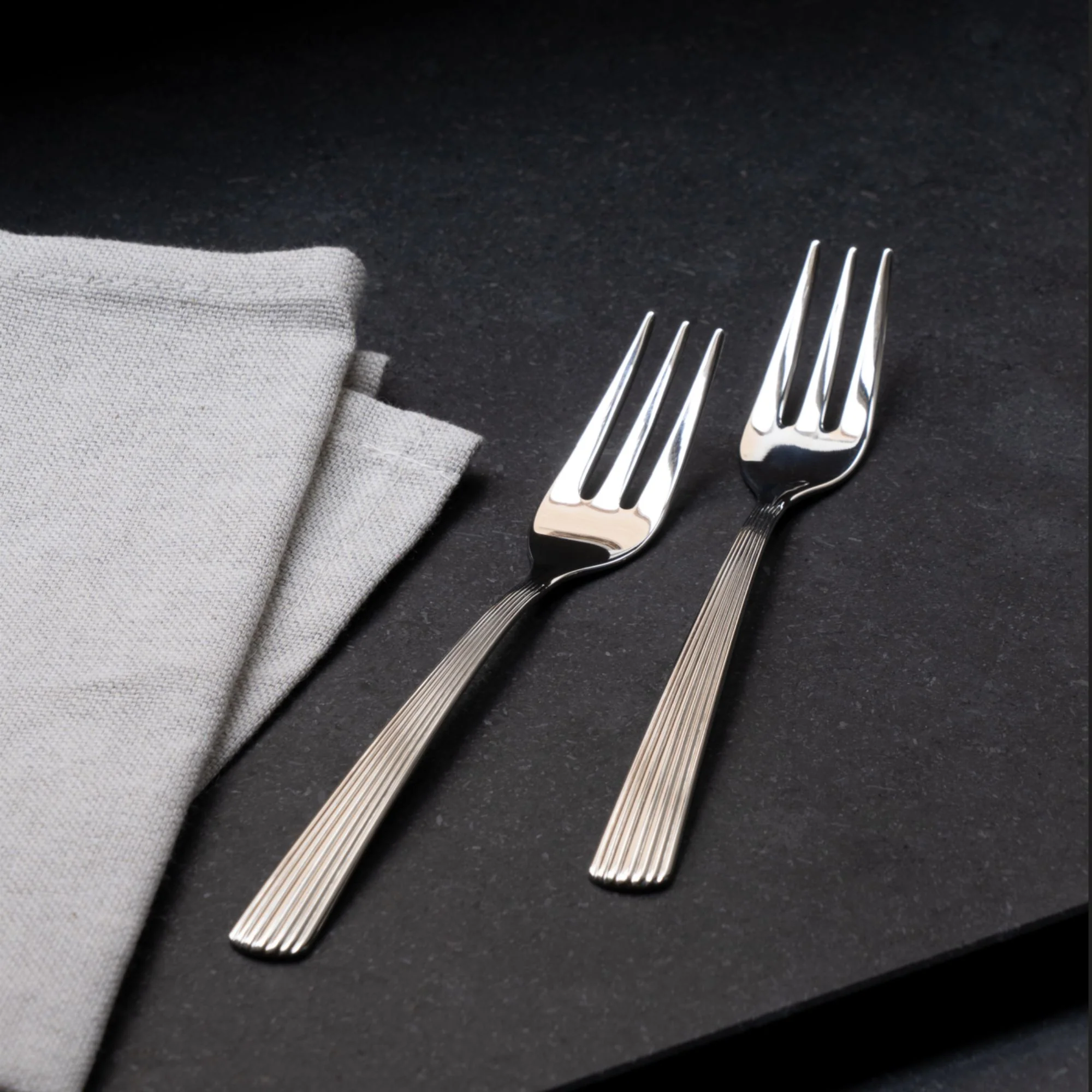 SET OF 6 SMALL FORKS "CLEO" - Image 2