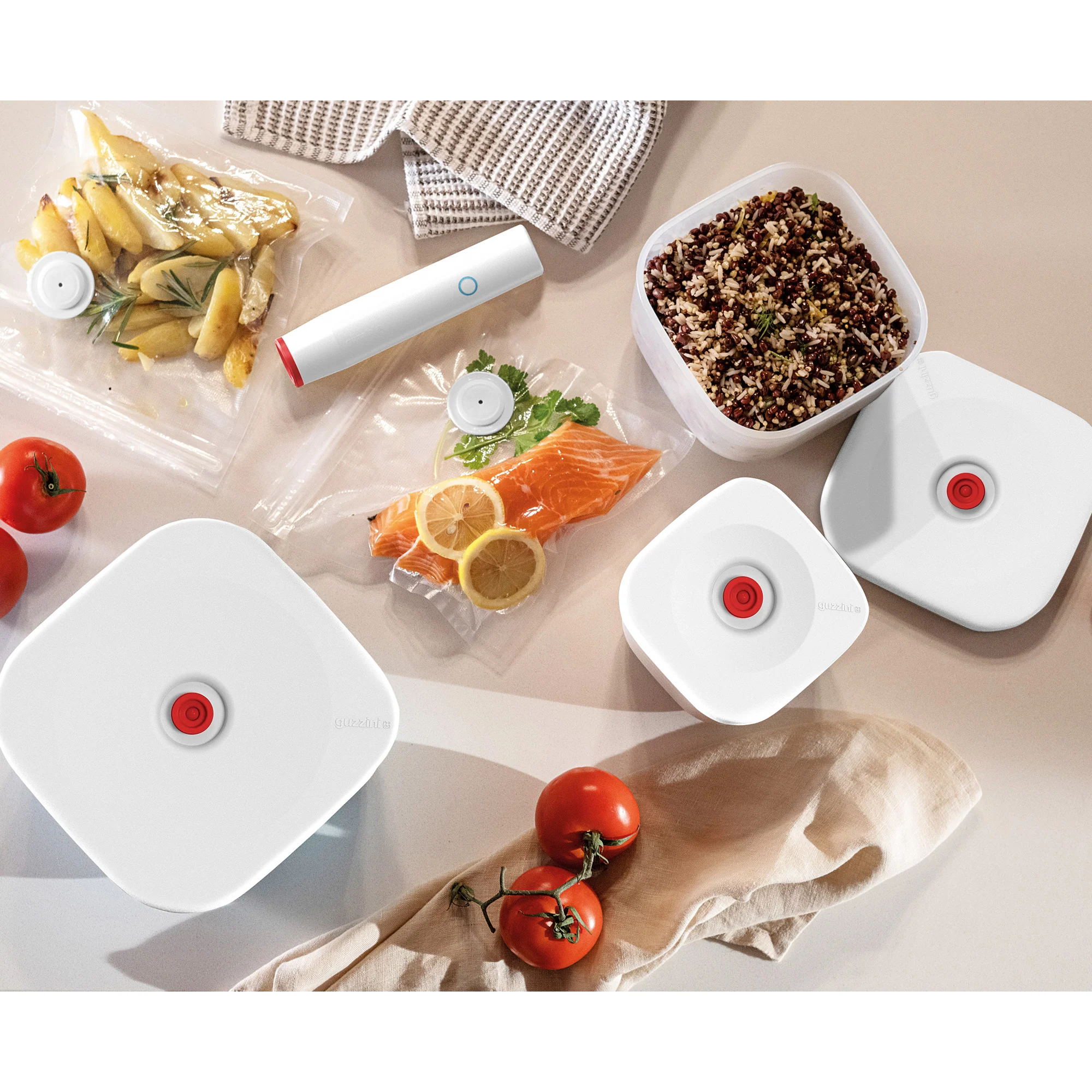 SHALLOW VACUUM CONTAINER 'SAVE-IT' "FOOD STORAGE" - Image 18