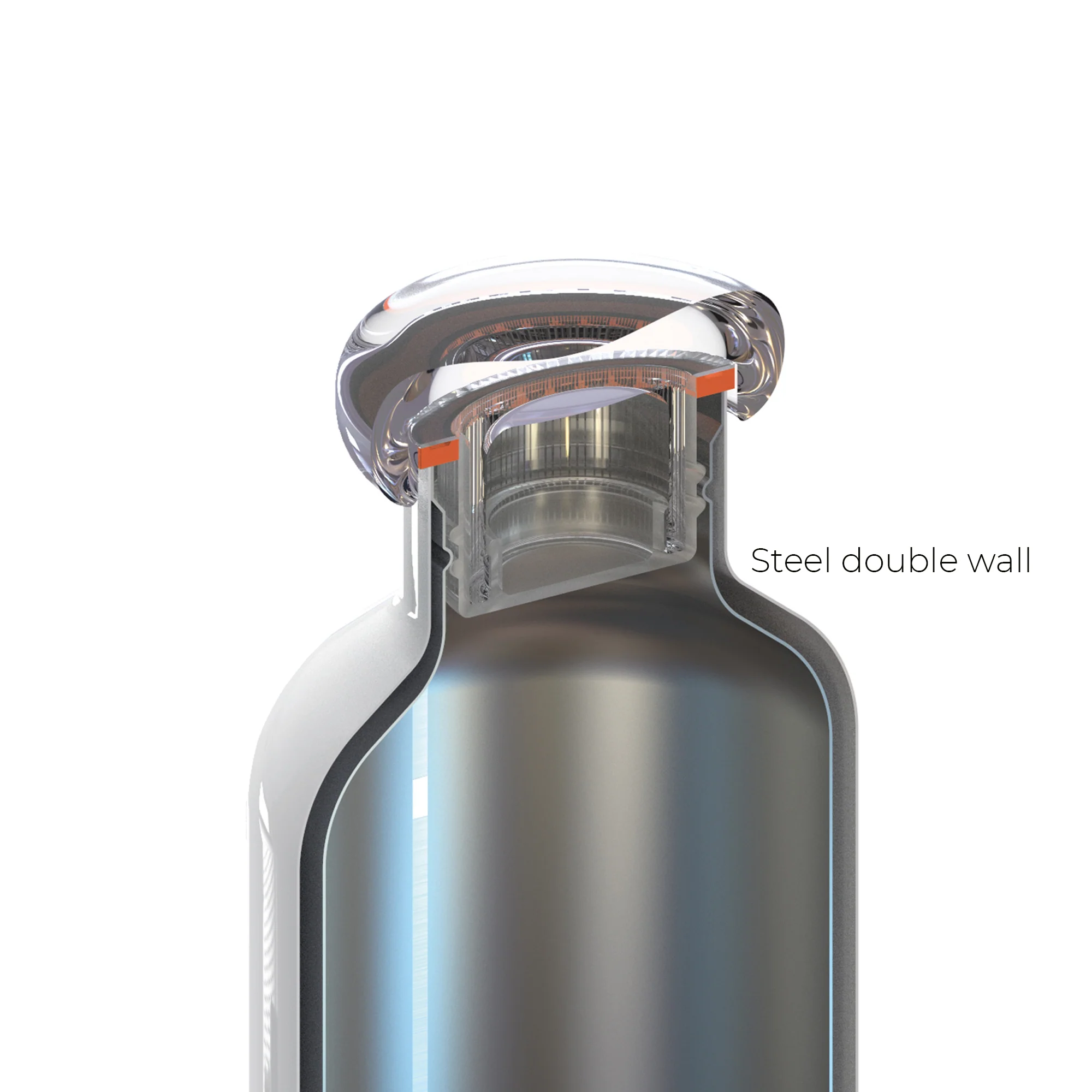 THERMAL TRAVEL BOTTLE 'ENERGY' "ON THE GO" - Image 32