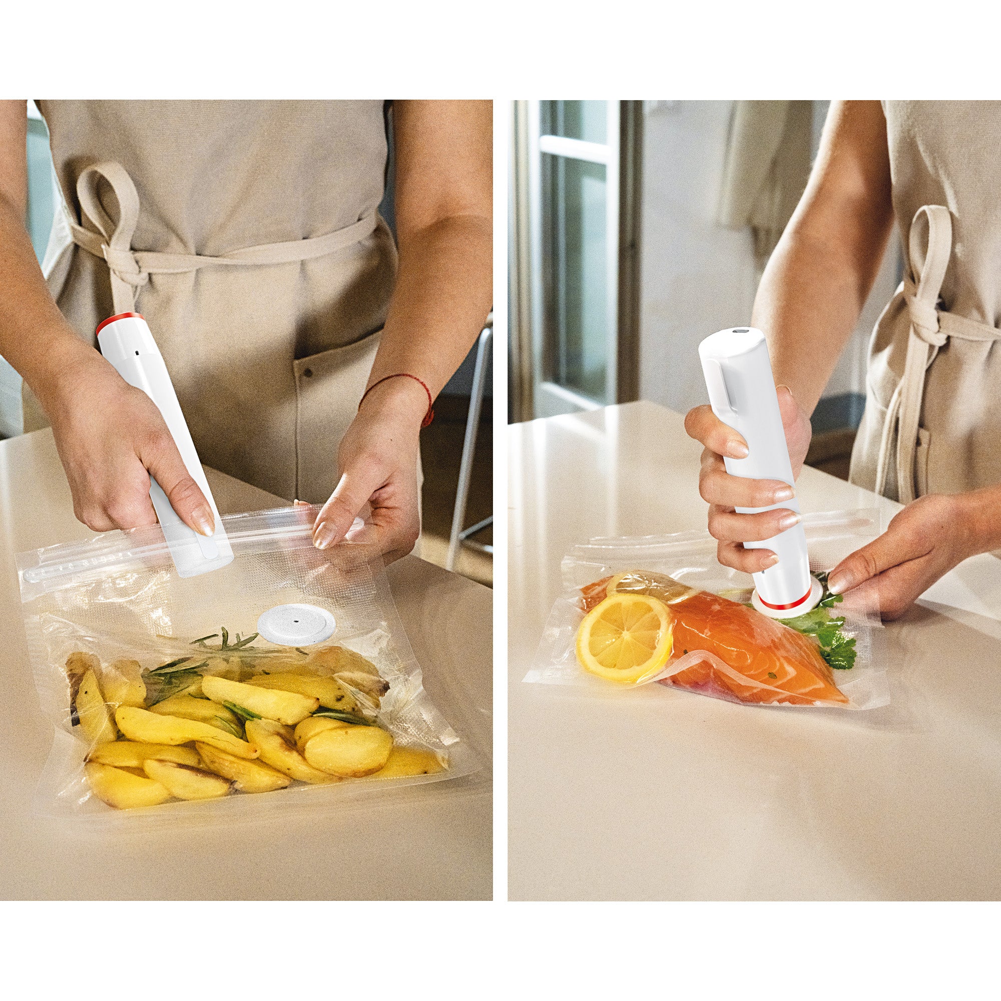 SET OF 2 VACUUM CONTAINERS + PUMP + BAGS 'SAVE-IT' "FOOD STORAGE" - Image 5